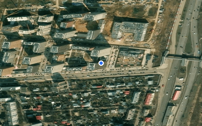 Снимок местности: Варшавское шоссе, д. 282, к. 2